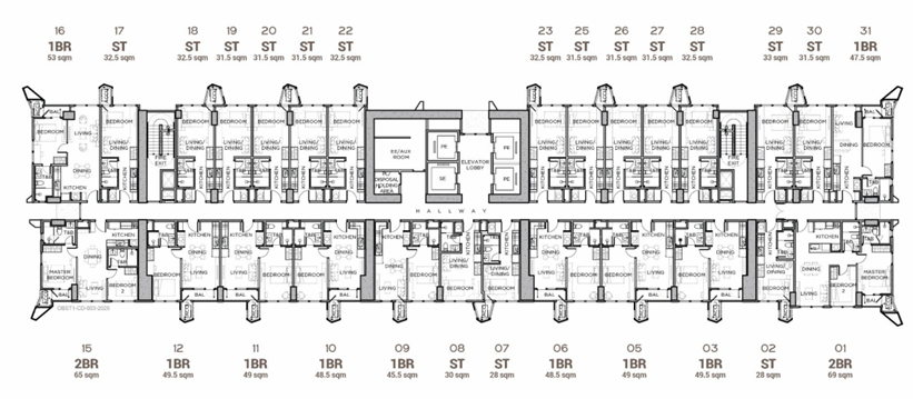 Low Zone Low Zone - 15th-18th Floorplan - 15th-18th Floorplan
